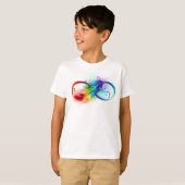 Infineensymbool met regenboogvanger t-shirt (Voorkant volledig)