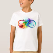 Infineensymbool met regenboogvanger t-shirt (Voorkant)