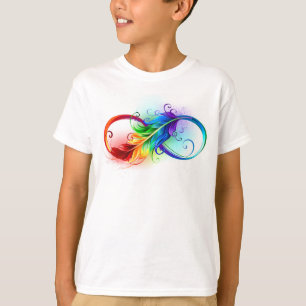 Infineensymbool met regenboogvanger t-shirt
