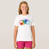 Infineensymbool met regenboogvanger t-shirt (Voorkant volledig)