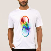 Infineensymbool met regenboogvanger t-shirt (Voorkant)