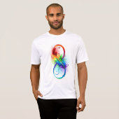 Infineensymbool met regenboogvanger t-shirt (Voorkant volledig)