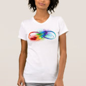 Infineensymbool met regenboogvanger t-shirt (Voorkant)