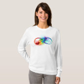 Infineensymbool met regenboogvanger t-shirt (Voorkant volledig)