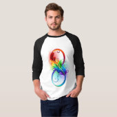 Infineensymbool met regenboogvanger t-shirt (Voorkant volledig)