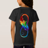 Infineensymbool met regenboogvanger t-shirt (Achterkant)