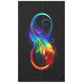 Infineensymbool met regenboogvanger tafelkleed (Voorkant)