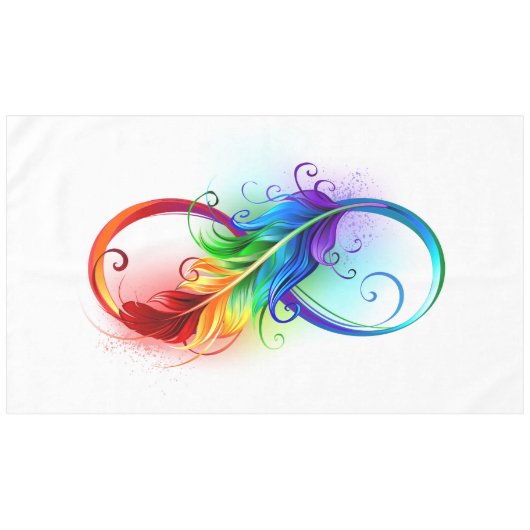 Infineensymbool met regenboogvanger tafelkleed (Voorkant (Horizontaal))