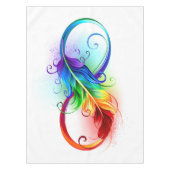 Infineensymbool met regenboogvanger tafelkleed (Voorkant)