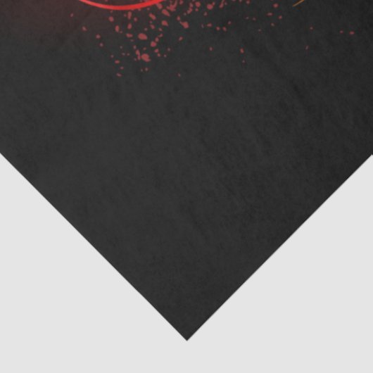 Infineensymbool met regenboogvanger tissuepapier (Detail)