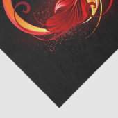 Infineensymbool met regenboogvanger tissuepapier (Detail)