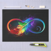 Infineensymbool met regenboogvanger tissuepapier (Craft)