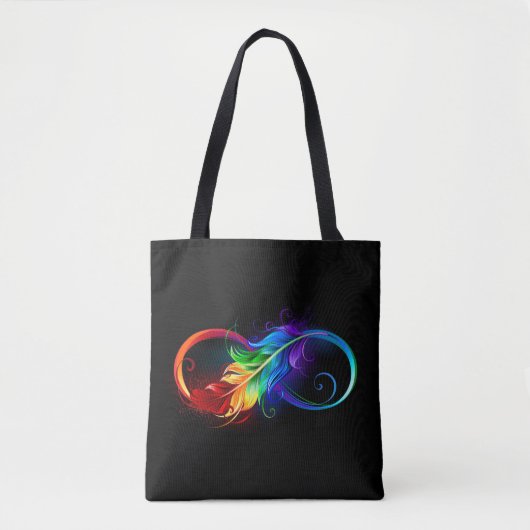 Infineensymbool met regenboogvanger tote bag (Voorkant)