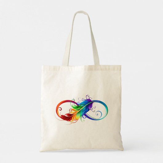 Infineensymbool met regenboogvanger tote bag (Achterkant)