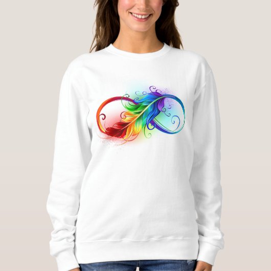 Infineensymbool met regenboogvanger trui (Voorkant)