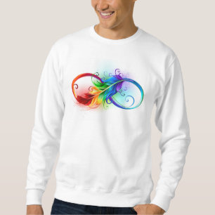 Infineensymbool met regenboogvanger trui