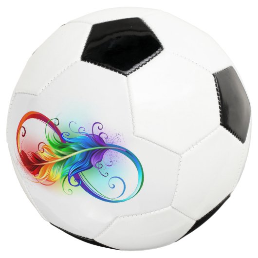 Infineensymbool met regenboogvanger voetbal (Drie kwart)