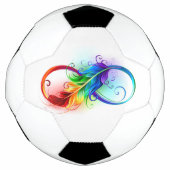 Infineensymbool met regenboogvanger voetbal (Voorkant)