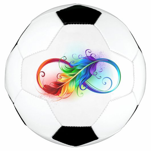 Infineensymbool met regenboogvanger voetbal (Voorkant)