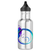 Infineensymbool met regenboogvanger waterfles (Rechts)