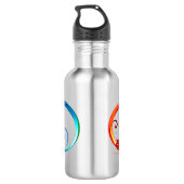 Infineensymbool met regenboogvanger waterfles (Achterkant)