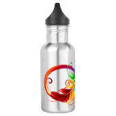 Infineensymbool met regenboogvanger waterfles (Links)