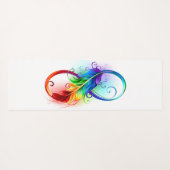 Infineensymbool met regenboogvanger yogamat (Achterkant (horizontaal))