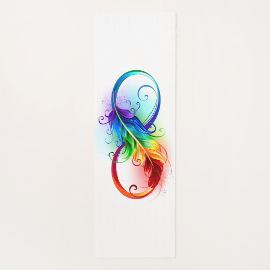 Infineensymbool met regenboogvanger yogamat (Achterkant)