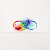 Infineensymbool met regenboogvanger yogamat (Voorkant (horizontaal))