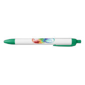 Infineensymbool met regenboogvanger zwarte inkt pen (Bodem)