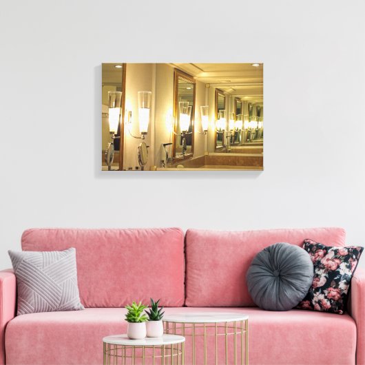 Infineespiraal Canvas Afdruk (Insitu (Woonkamer))