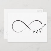 Infineste sliksymbool briefkaart (Voorkant / Achterkant)