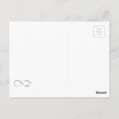 Infineste sliksymbool briefkaart (Achterkant)