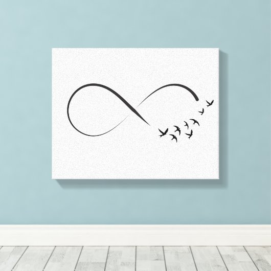 Infineste sliksymbool canvas afdruk (Insitu (Houten vloer))