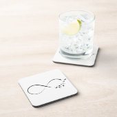Infineste sliksymbool drankjes onderzetter (Rechterzijde)