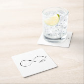 Infineste sliksymbool kartonnen onderzetters (Insitu)