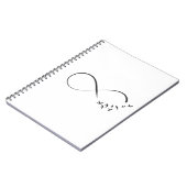 Infineste sliksymbool notitieboek (Linkerzijde)