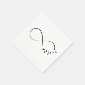 Infineste sliksymbool servetten (Hoek)