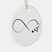 Infineste vlindersymbool keramisch ornament (Rechts)