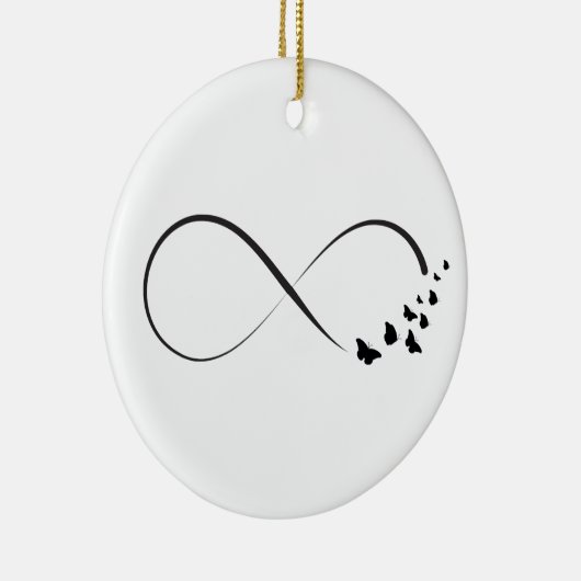 Infineste vlindersymbool keramisch ornament (Rechts)