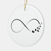 Infineste vlindersymbool keramisch ornament (Links)