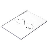 Infineste vlindersymbool notitieboek (Linkerzijde)