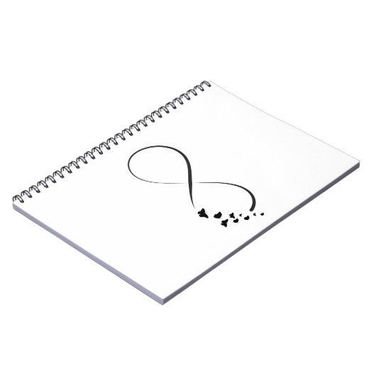 Infineste vlindersymbool notitieboek (Linkerzijde)