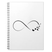 Infineste vlindersymbool notitieboek (Voorkant)
