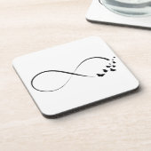 Infineste vlindersymbool onderzetter (Linkerzijde)