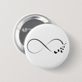 Infineste vlindersymbool ronde button 5,7 cm (Voorkant /achterkant)