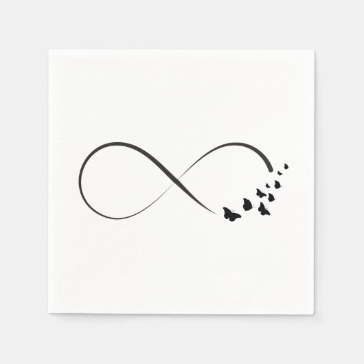 Infineste vlindersymbool servet (Voorkant)