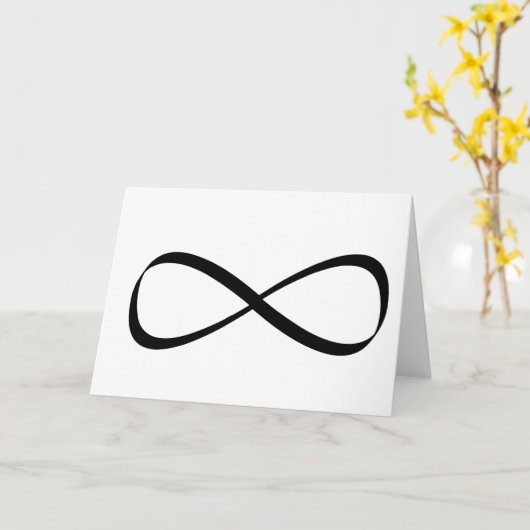 Infineteken Kaart (Gele Bloem)