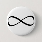 Infineteken Ronde Button 5,7 Cm (Voorkant)