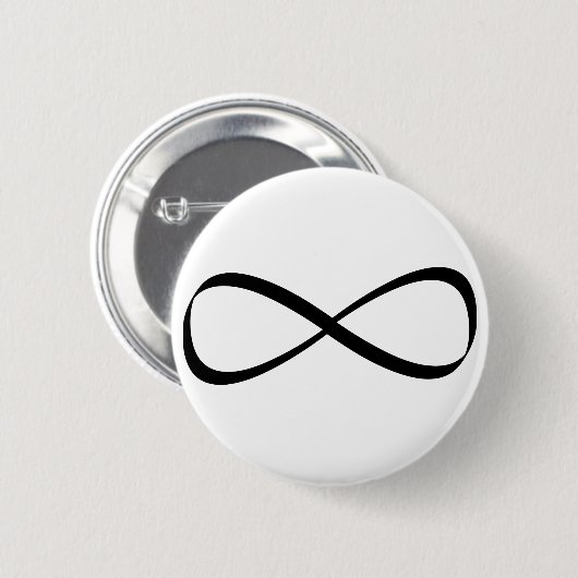 Infineteken Ronde Button 5,7 Cm (Voorkant /achterkant)